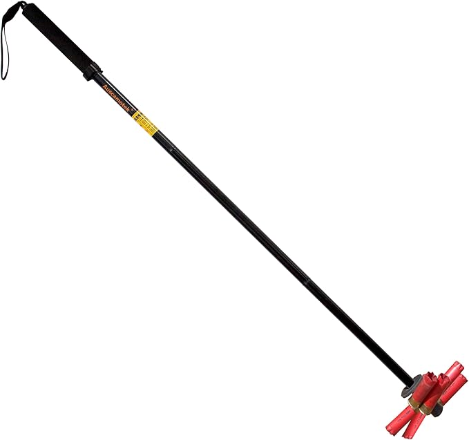 AUSCAMOTEK Magnetic Shotgun Shell Retriever Stick Empty Cartridge Pickup Pole - Collapsable