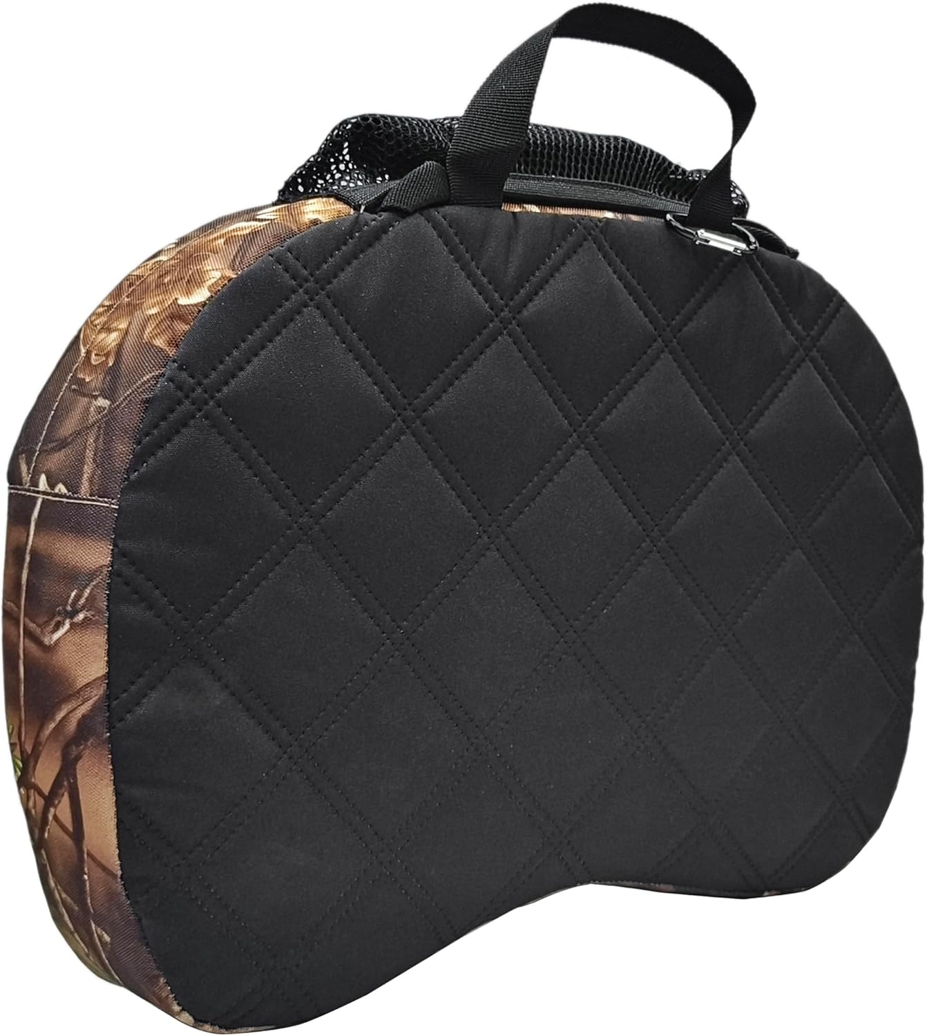 AUSCAMOTEK Portable Hunting Seat Cushion, Lightweight Waterproof Padded Cushion for Hunting, Camping, Stadium, Fishing, Outdoor Sports Woodland Brown Camo