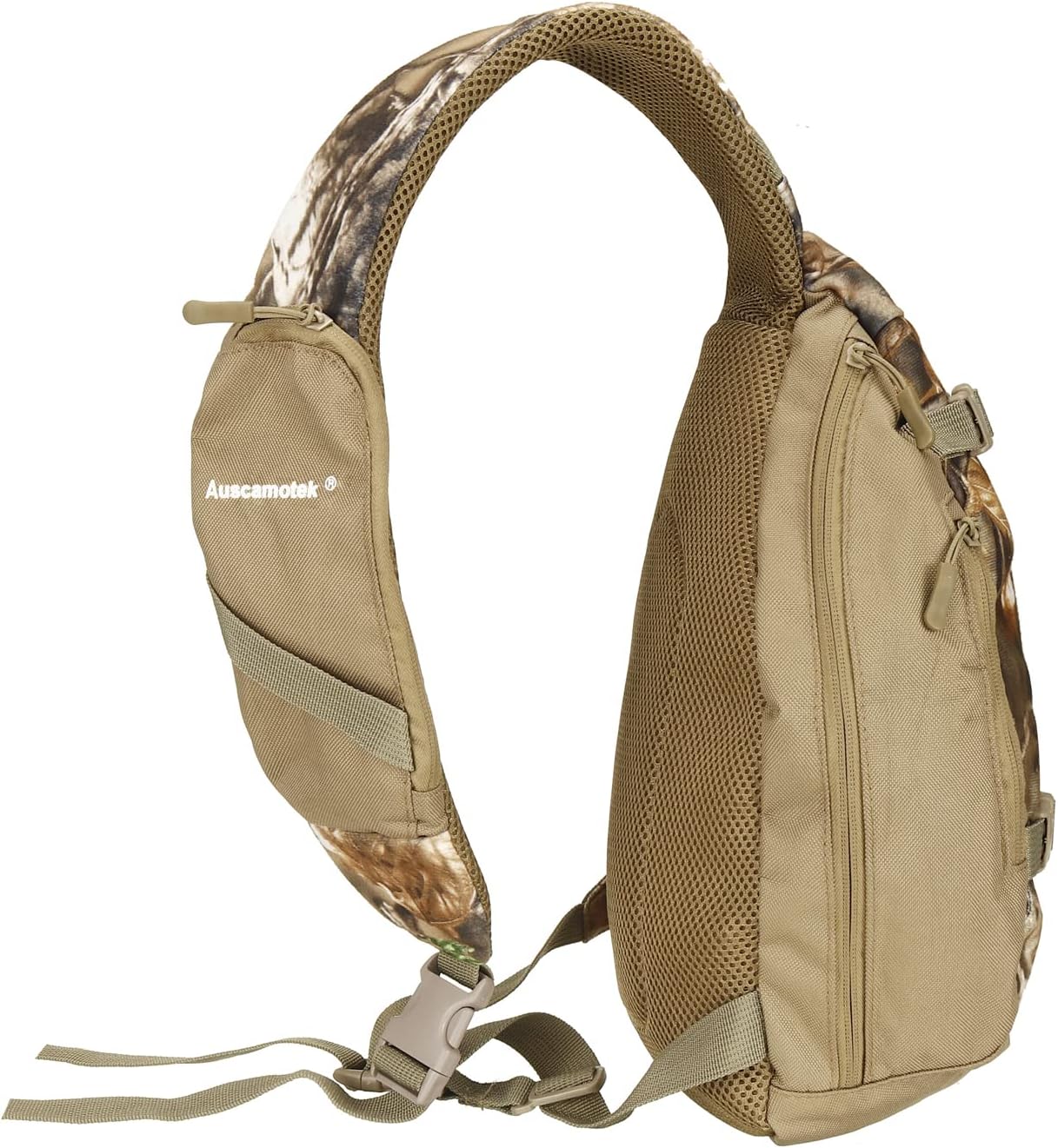 AUSCAMOTEK Blind Sling Pack for Hunting Fishing Hiking Camo Bag for Men