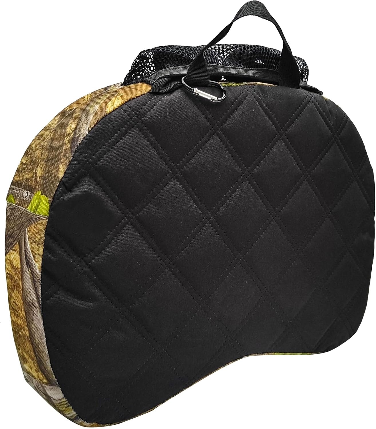 AUSCAMOTEK Portable Hunting Seat Cushion, Lightweight Waterproof Padded Cushion for Hunting, Camping, Stadium, Fishing, Outdoor Sports Woodland Green Camo