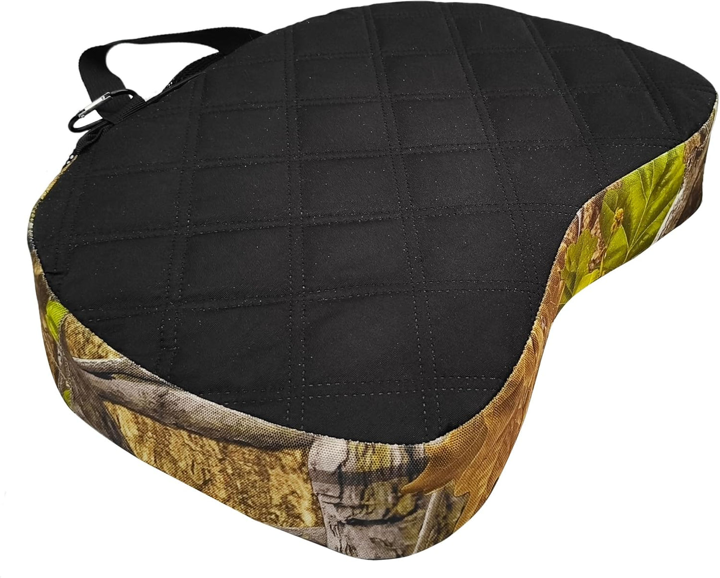AUSCAMOTEK Portable Hunting Seat Cushion, Lightweight Waterproof Padded Cushion for Hunting, Camping, Stadium, Fishing, Outdoor Sports Woodland Green Camo