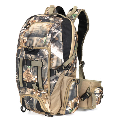 AUSCAMOTEK Camo Hunting Backpack Camouflage Daypack for Men Woodland Brown